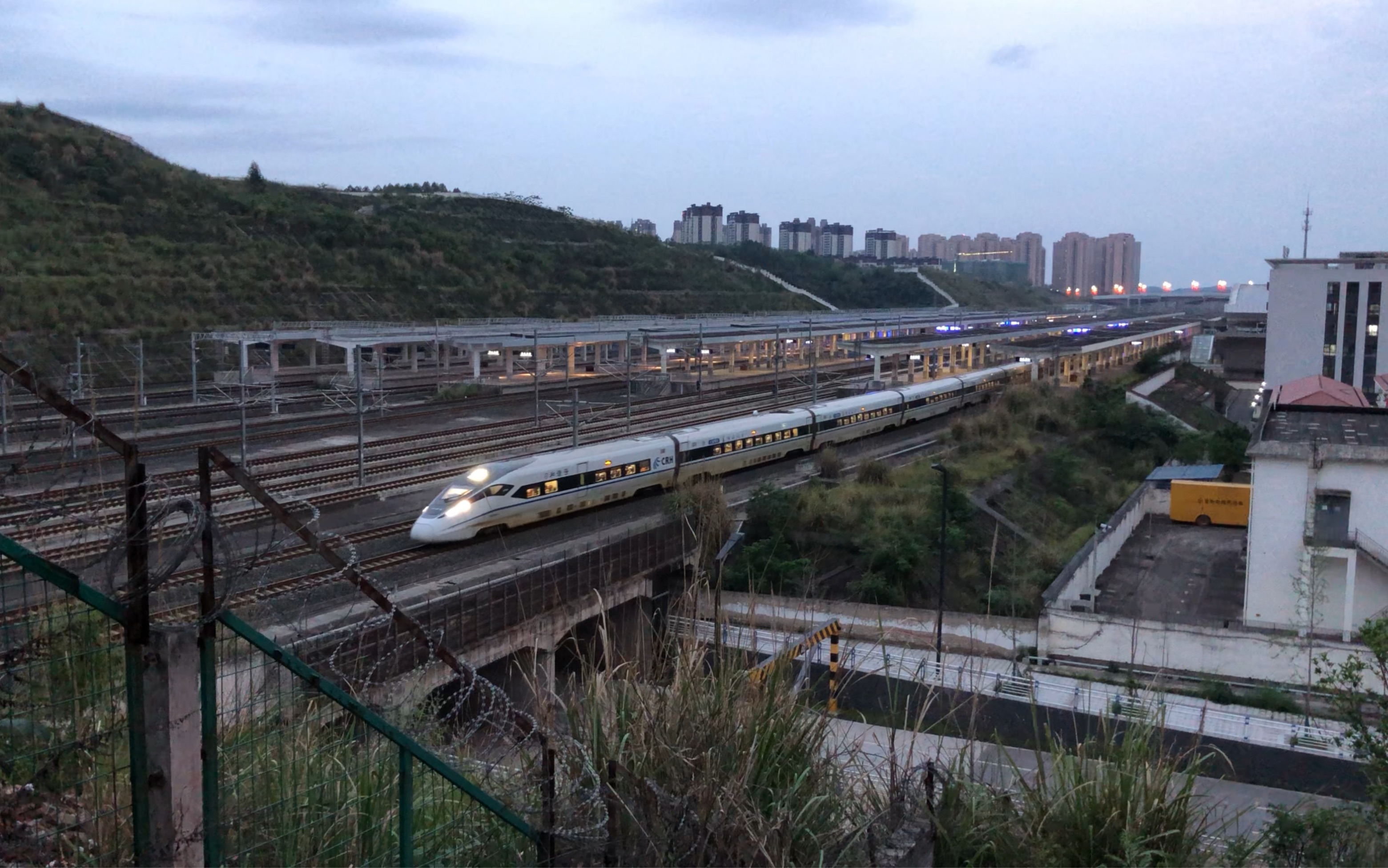 crh380d出内江北站