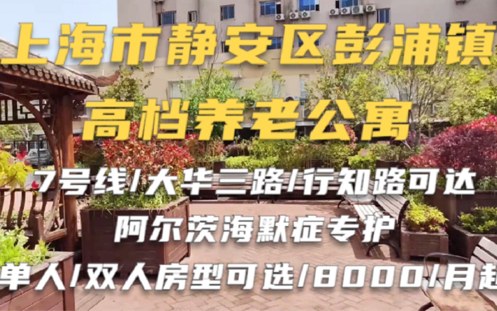 上海静安区高档养老院,单/双人间可选/提供认知症专护服务!哔哩哔哩bilibili