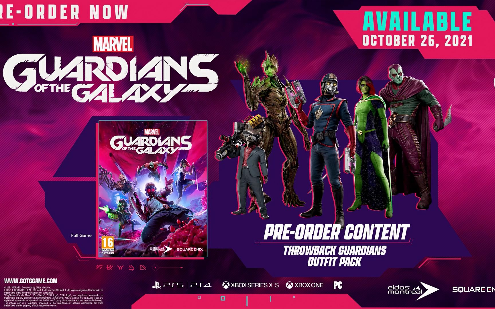 [图]科幻动作冒险射击游戏《漫威银河护卫队》Marvel's Guardians of the Galaxy GAMEPLAY FIRST LOOK 游戏试玩CG