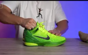 Скачать видео: 【H12】Zoom Kobe 6 Protro “Grinch” Unboxing By Kickwho(H12)