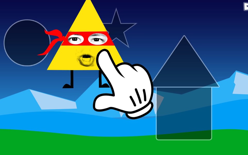 认识形状单词的热身导入儿歌shapes丨英语启蒙丨英文儿歌