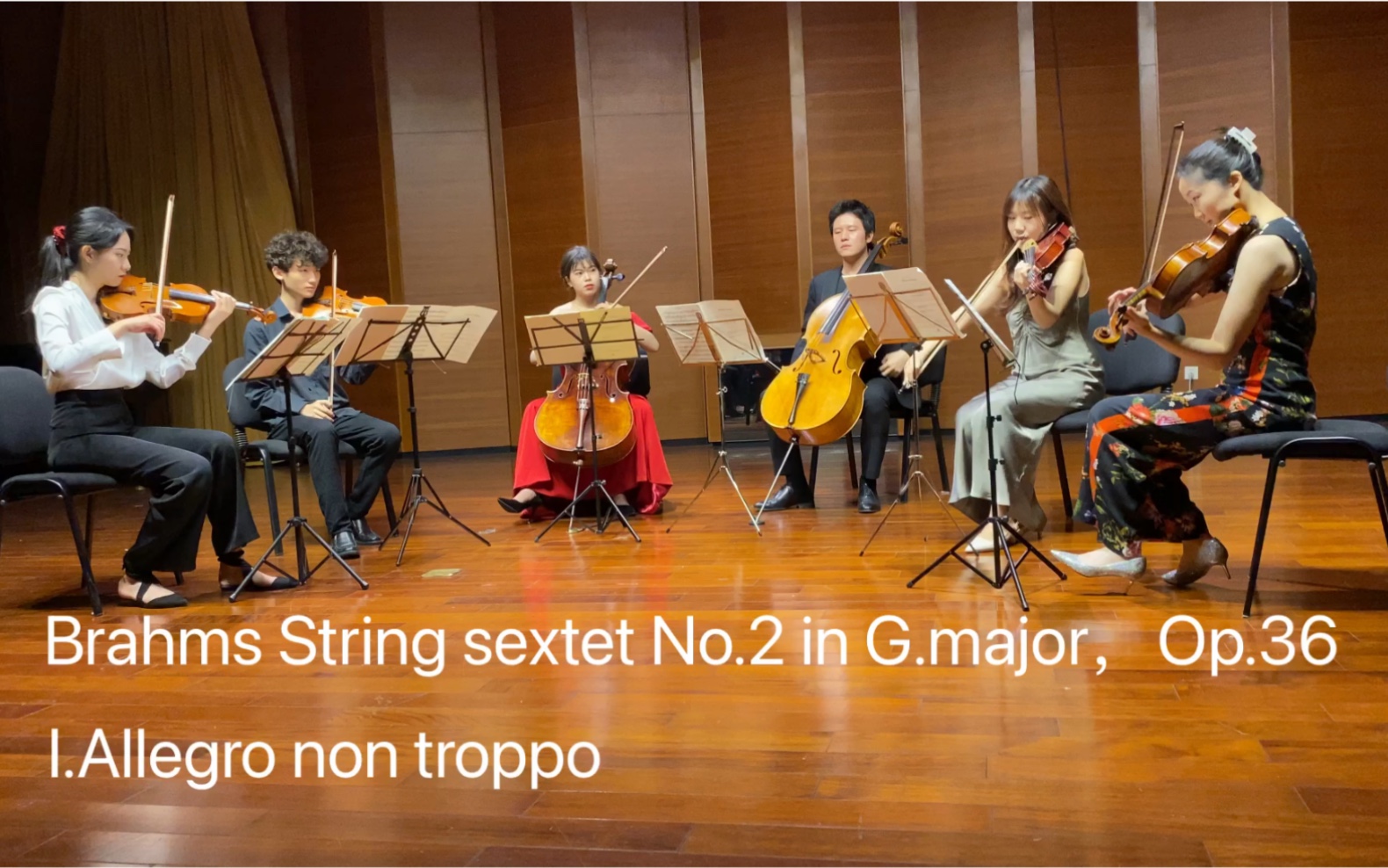 [图]勃拉姆斯G大调弦乐六重奏，作品36号Brahms String sextet No.2 in G.major，Op.36