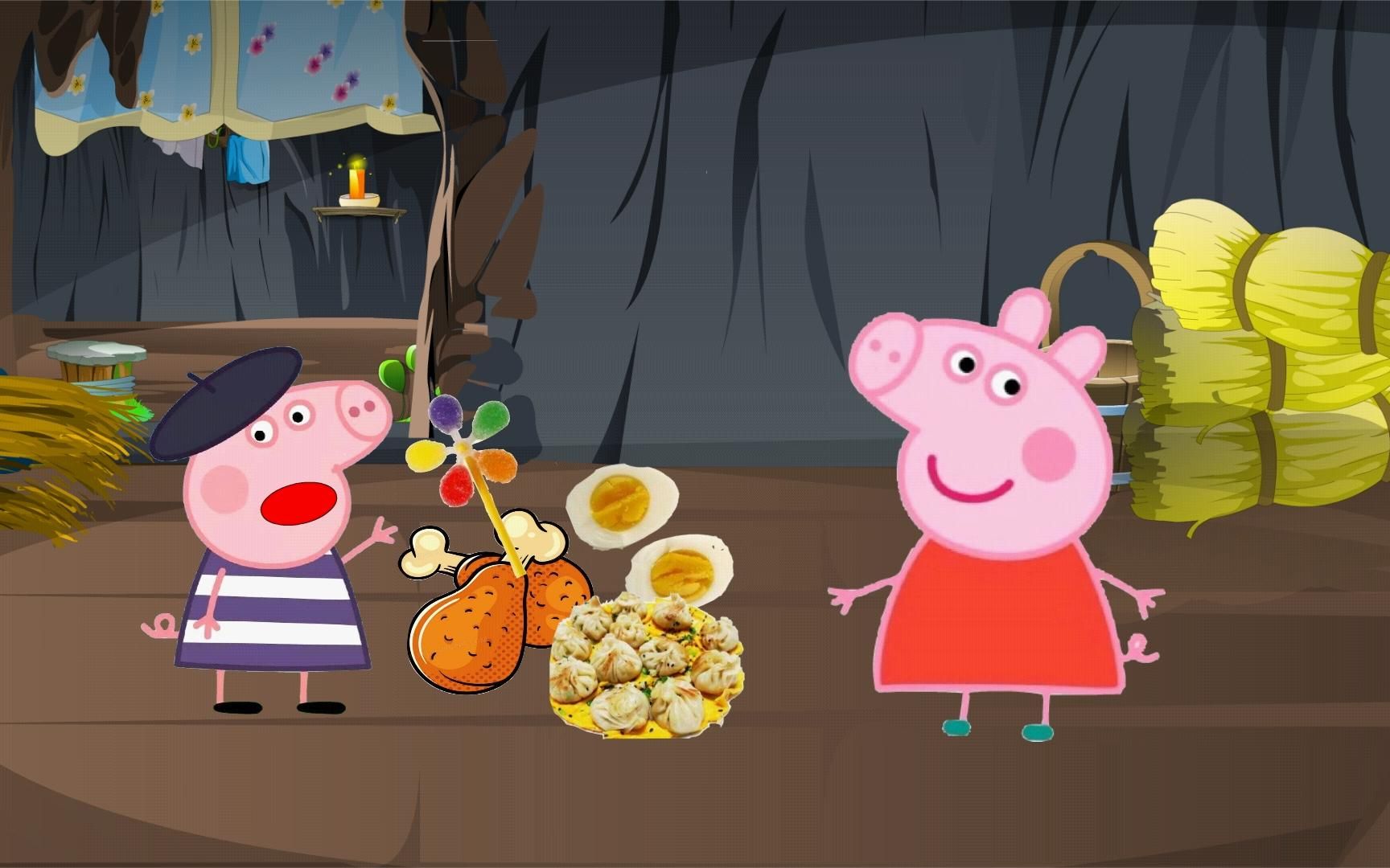 动画剧场:乔治一口气吃掉全部的零食,真的会变成一头大肥猪吗?