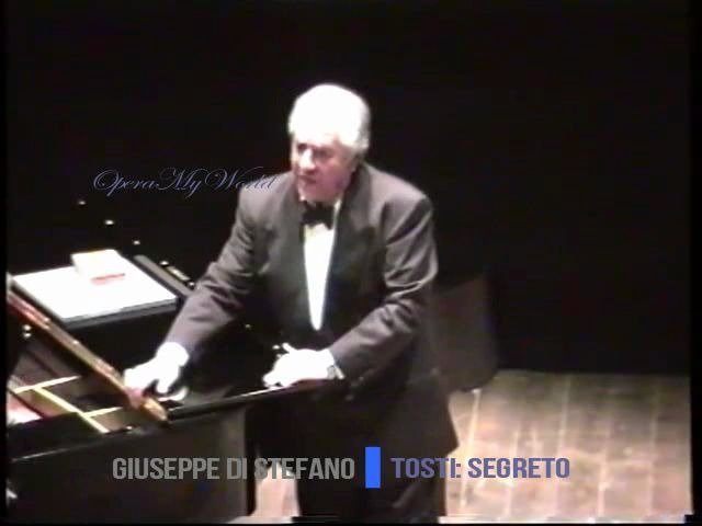 斯苔方诺《秘密》托斯蒂艺术歌曲 1991年意大利马切拉塔  Giuseppe Di Stefano  Segreto哔哩哔哩bilibili