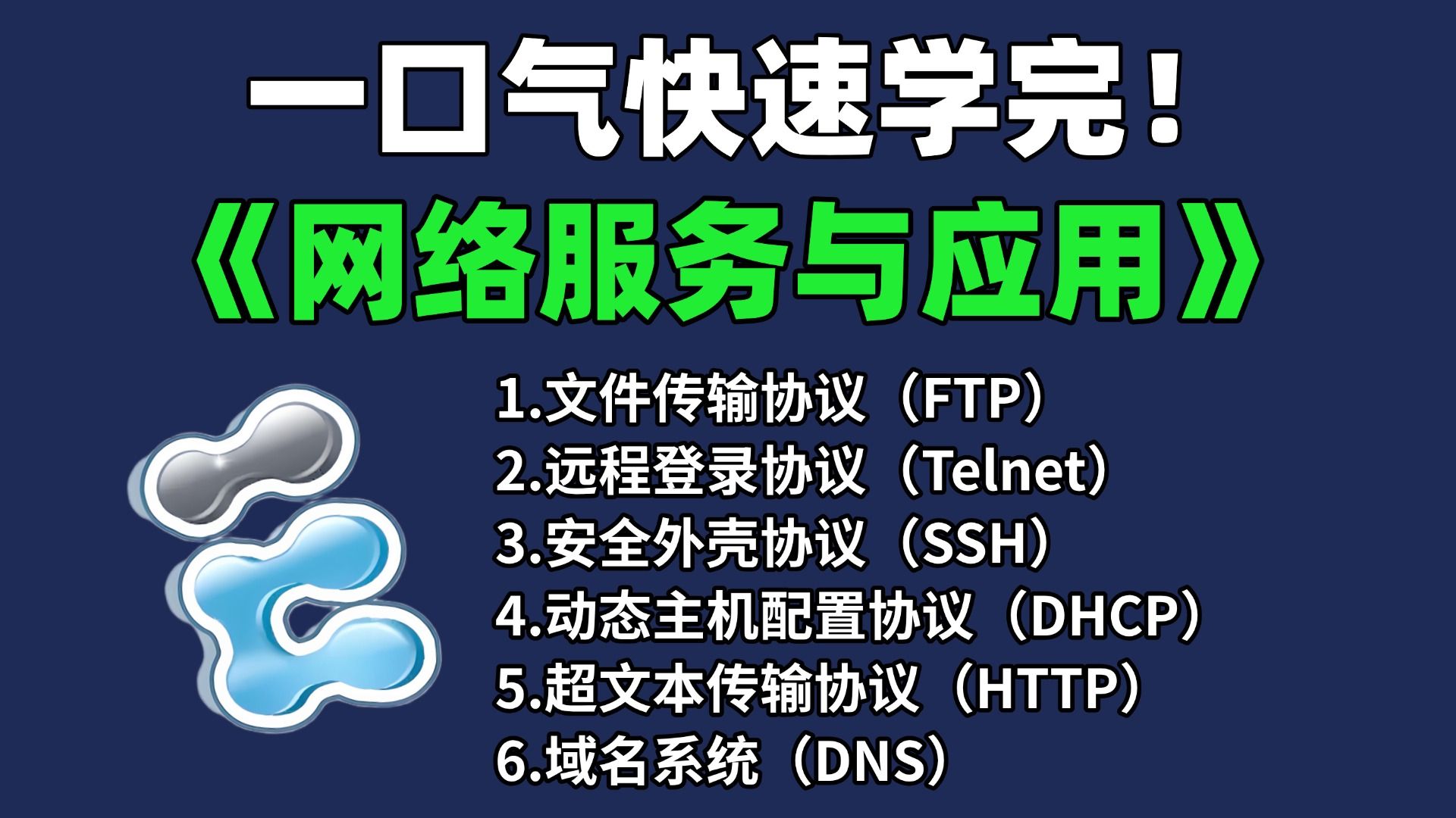 网络服务与应用全套精讲|FTP/Telnet/SSH/DHCP/HTTP/DNS,原理 + 配置案例,网工入门基础,HCIA 数通核心知识点。附配套学习笔记资料