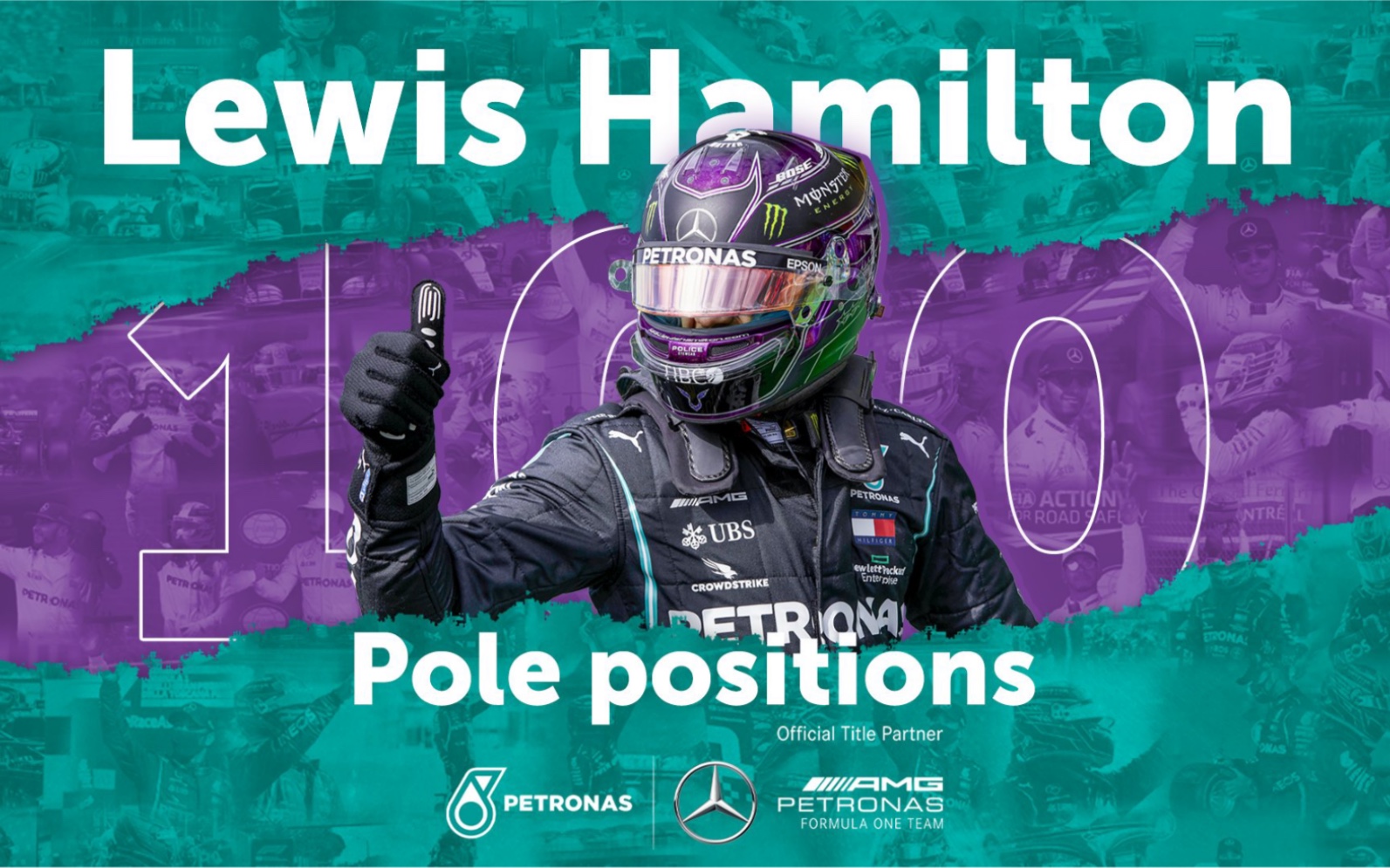 2021 西班牙站排位赛 刘易斯.汉密尔顿职业生涯第100杆