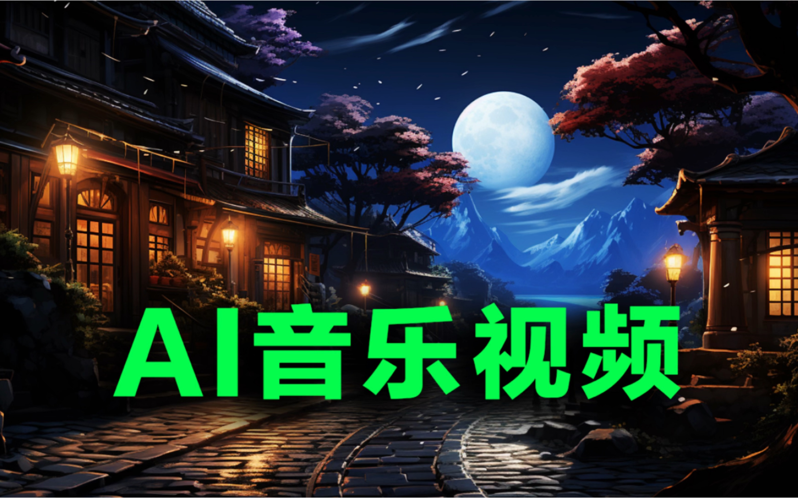 制作治愈音乐视频,ai绘画一张图片秒转视频大片#ai绘画 #midjourney