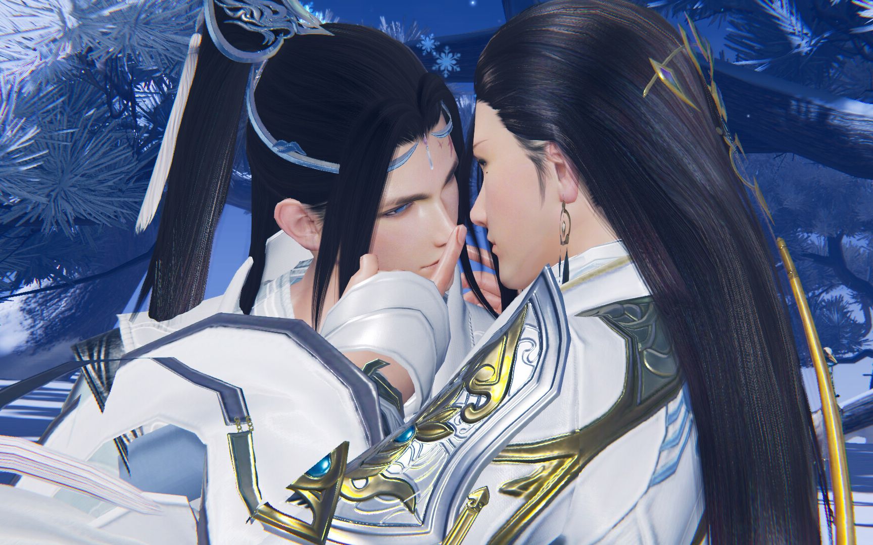 剑网三双羊暗华第十一集abo挨个都进入了恋爱跑道主双羊其余cp不定