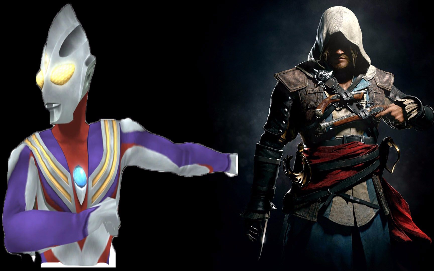 刺客信条当刺客信条遇上迪迦奥特曼发生的神奇变化