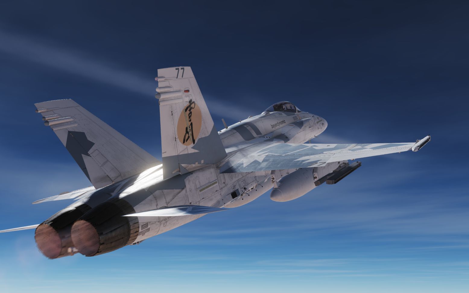 dcs f18c大黄蜂 傻瓜式尾旋改出系统