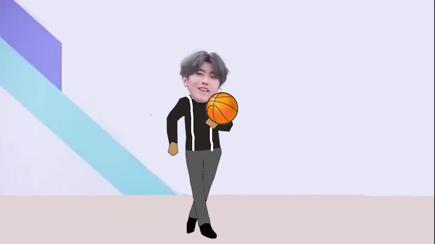 新宝岛当蔡徐坤跳起新宝岛结尾提供绿幕素材