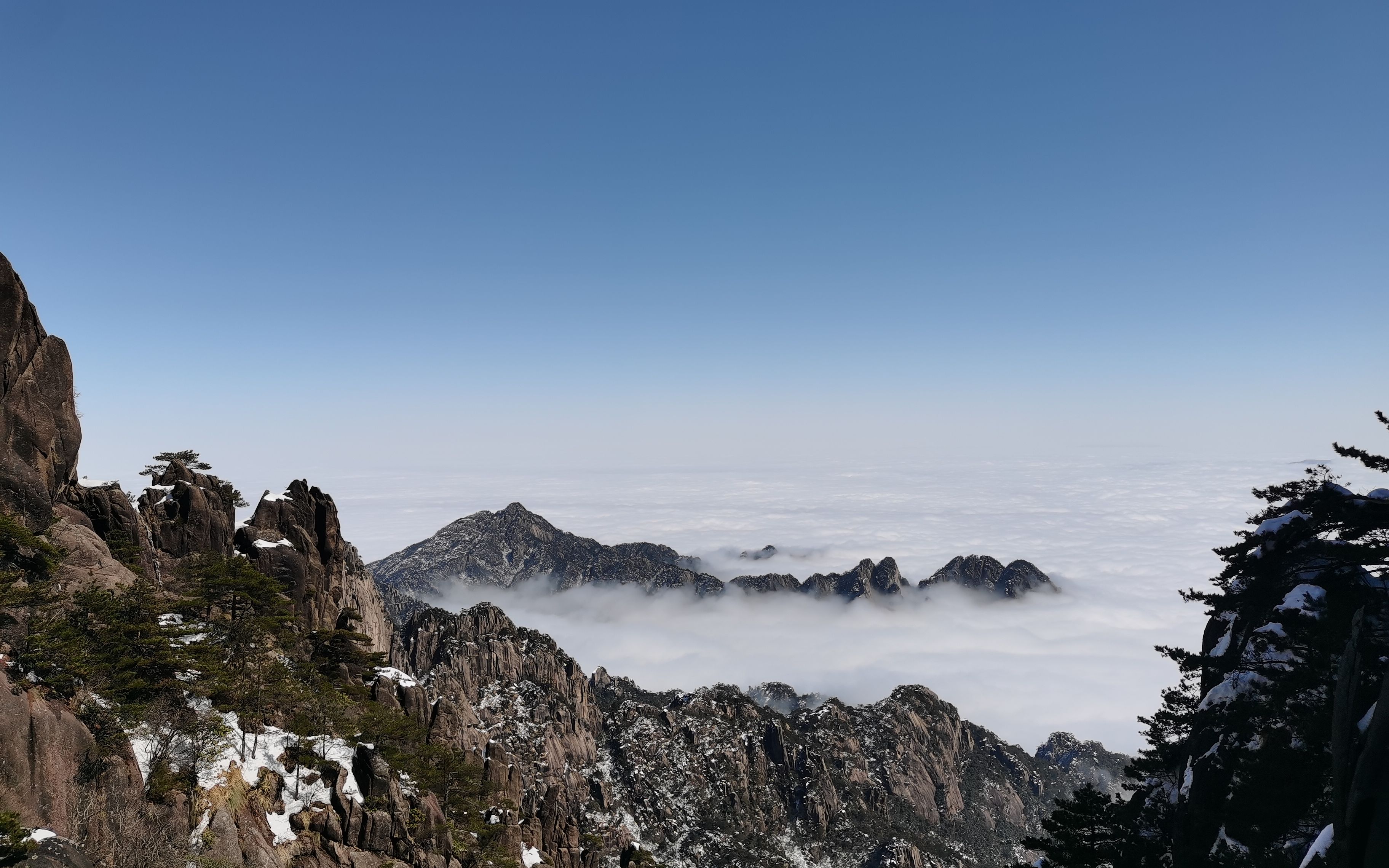 【黄山】第一次遇见黄山云海,太美了