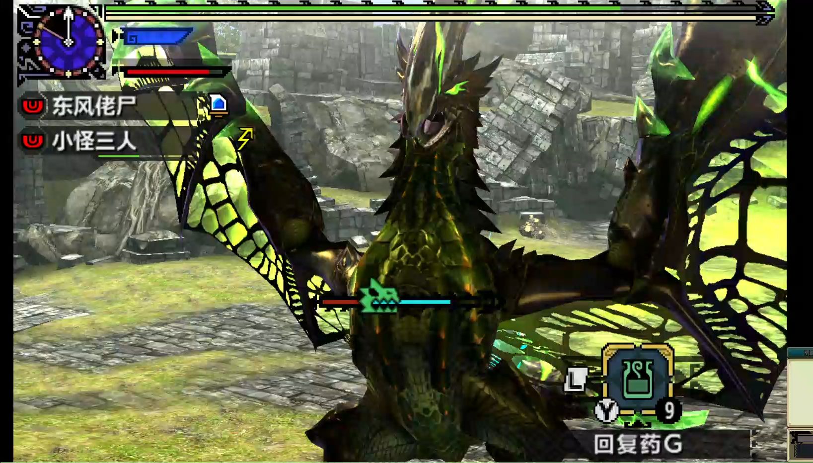 [mhxx]集会双人开荒124 g3电龙