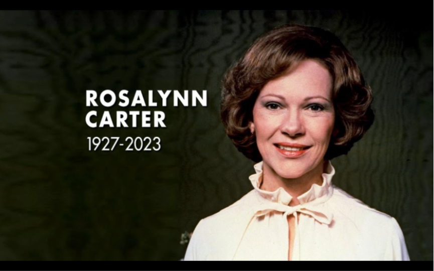 前第一夫人罗莎琳·卡特去世,享年 96 岁|former first lady rosalynn