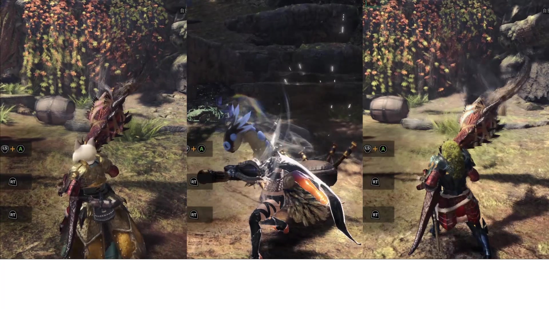 活动作品怪物猎人世界三个太刀侠