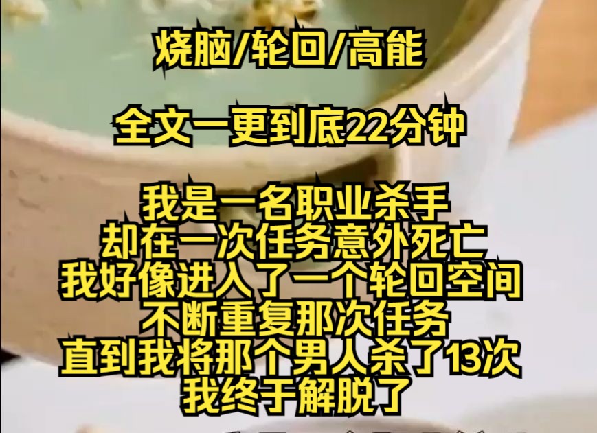 【完结文】我是一名职业杀手,却在一次任务意外死亡,我好像进入了一个轮回空间,不断重复那次任务,直到我将那个男人杀了13次,我终于解脱了哔哩...