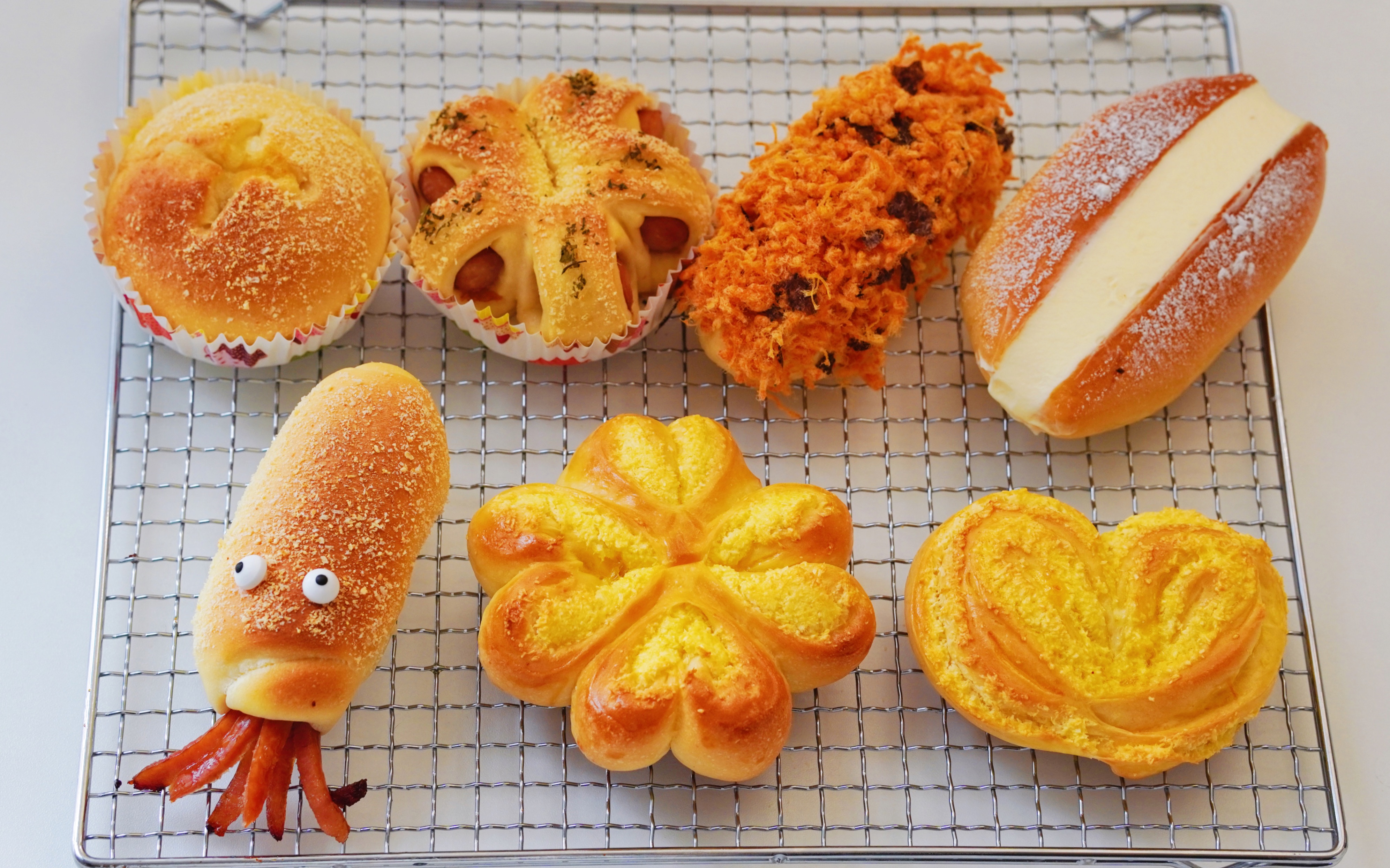 制作小面包的各种花样图片