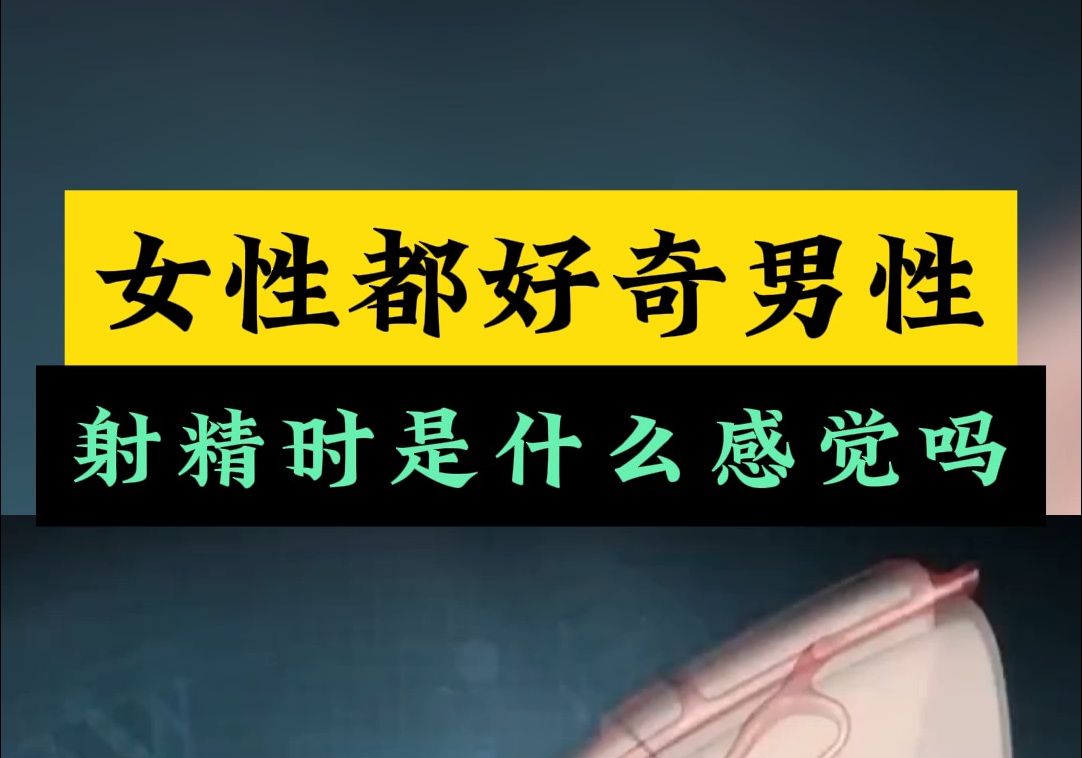 女性都好奇男性,射精时是什么感觉吗?是只有快感吗哔哩哔哩bilibili