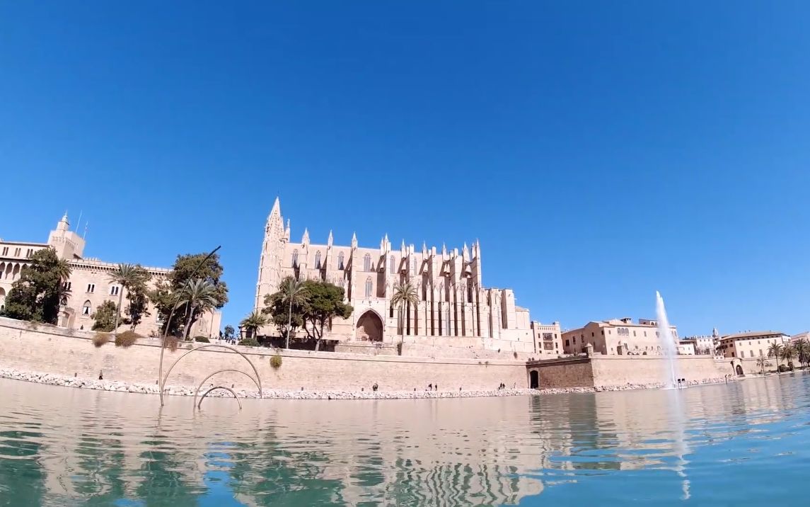 超清西班牙漫步西班牙马略卡岛首府帕尔马20203