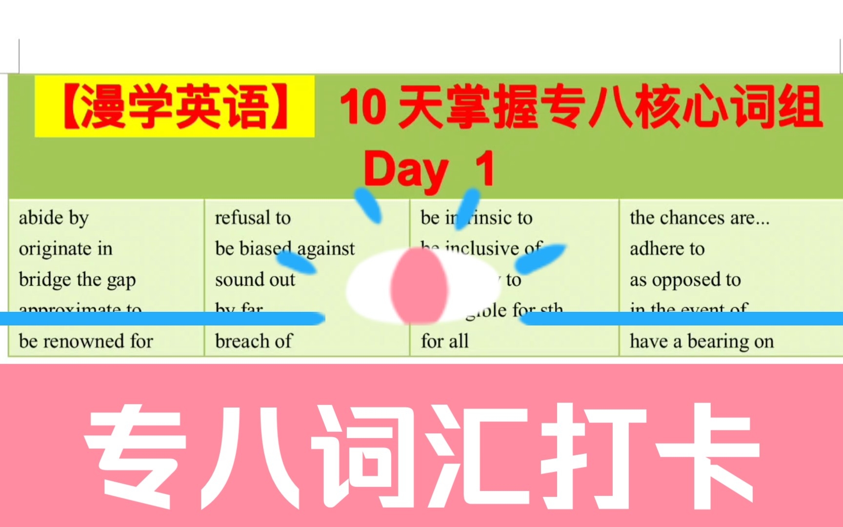 [图]10天掌握专八核心词组 Day1