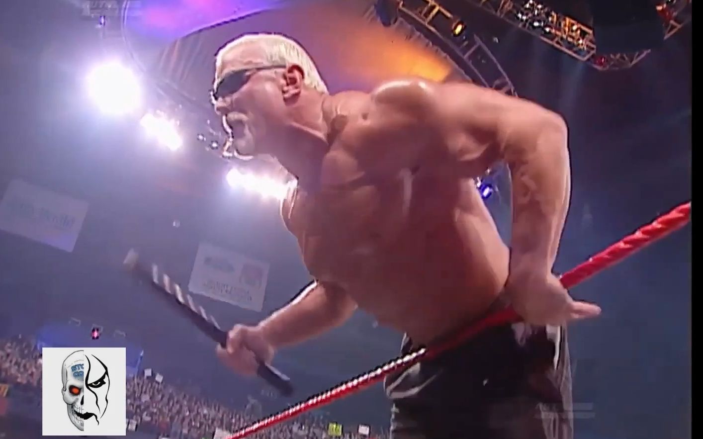 <摄魂>肌肉老爹Scott Steiner 1V4进化军团 2003哔哩哔哩bilibili