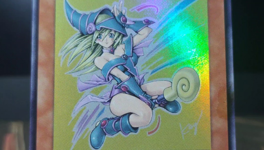 [游戏王实卡]黑魔术少女(插画签名版)ur(日) yap1-jp006