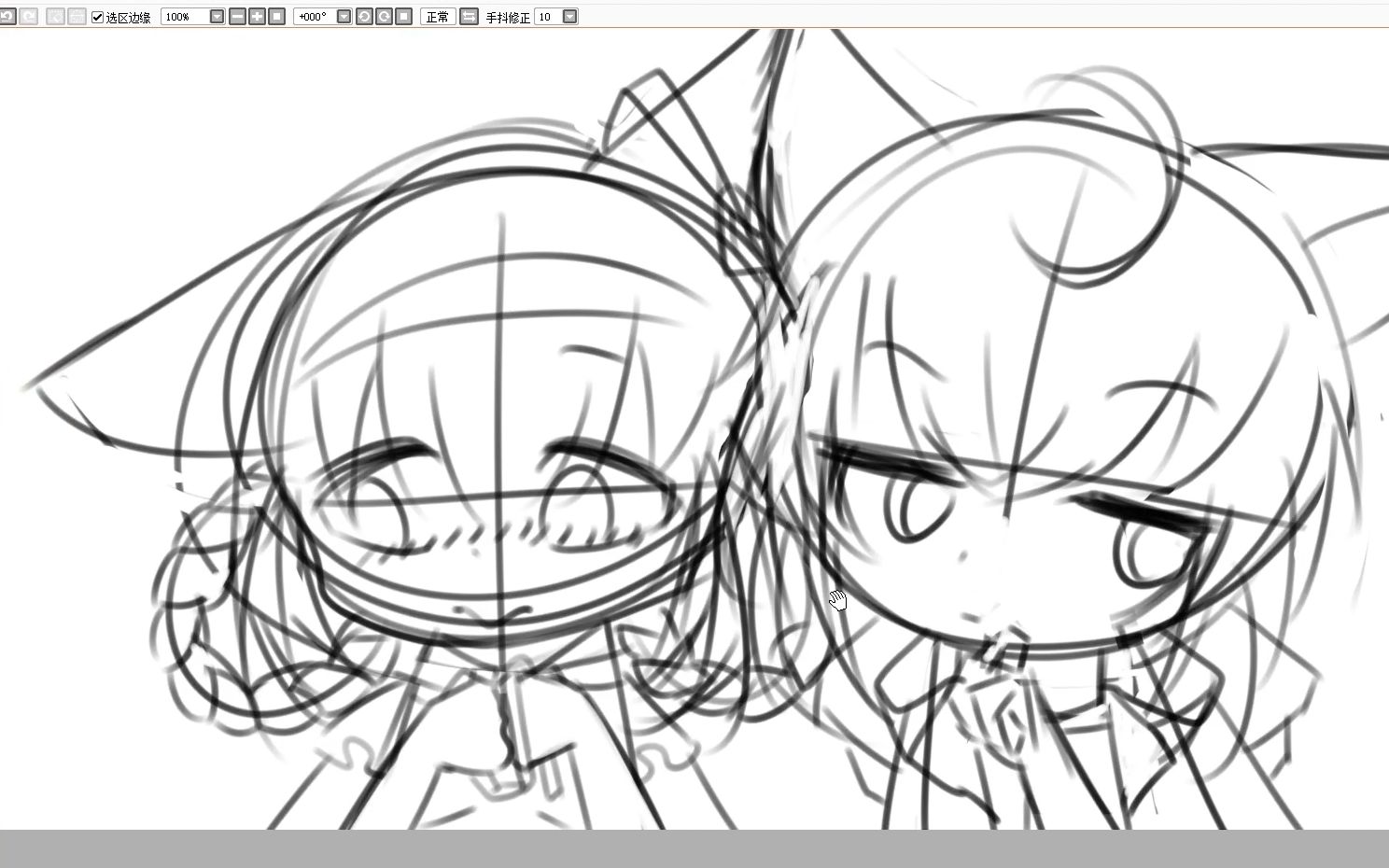 【不论质量】每日苏苏洛day3,铃兰和苏苏洛耳朵贴贴