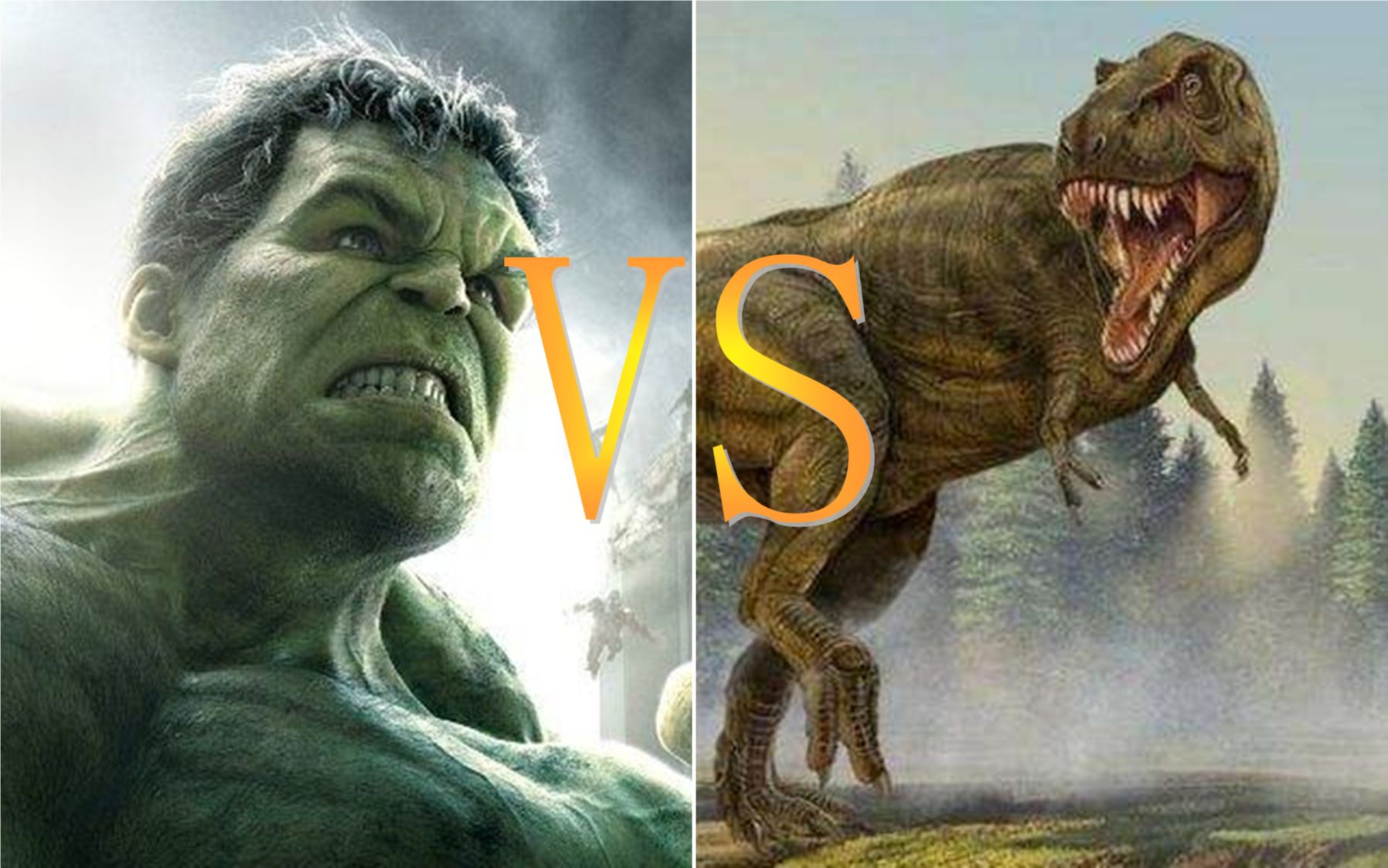 【gmod】绿巨人 vs 霸王龙,浩克呀,那些肉我能拿去烧烤吗_哔哩哔哩