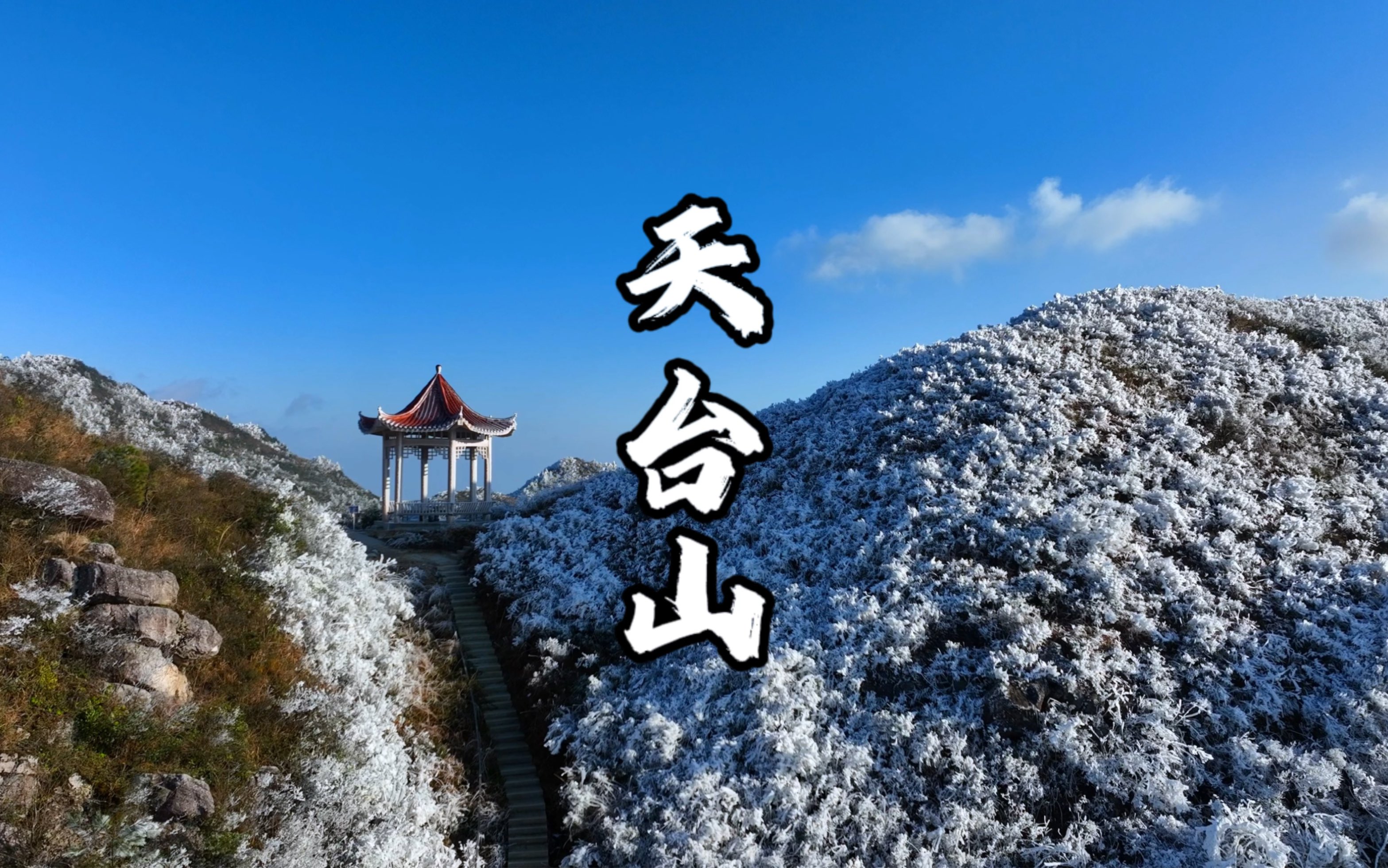 99漳平市赤水镇天台山雾凇