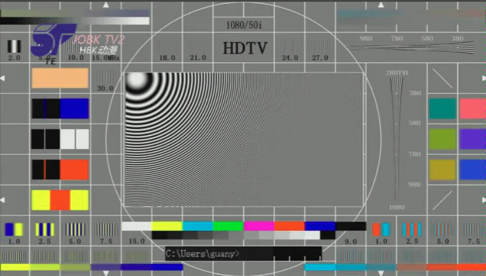 电视台停机检修JOBK TV2自制素材,感谢大家收看哔哩哔哩bilibili