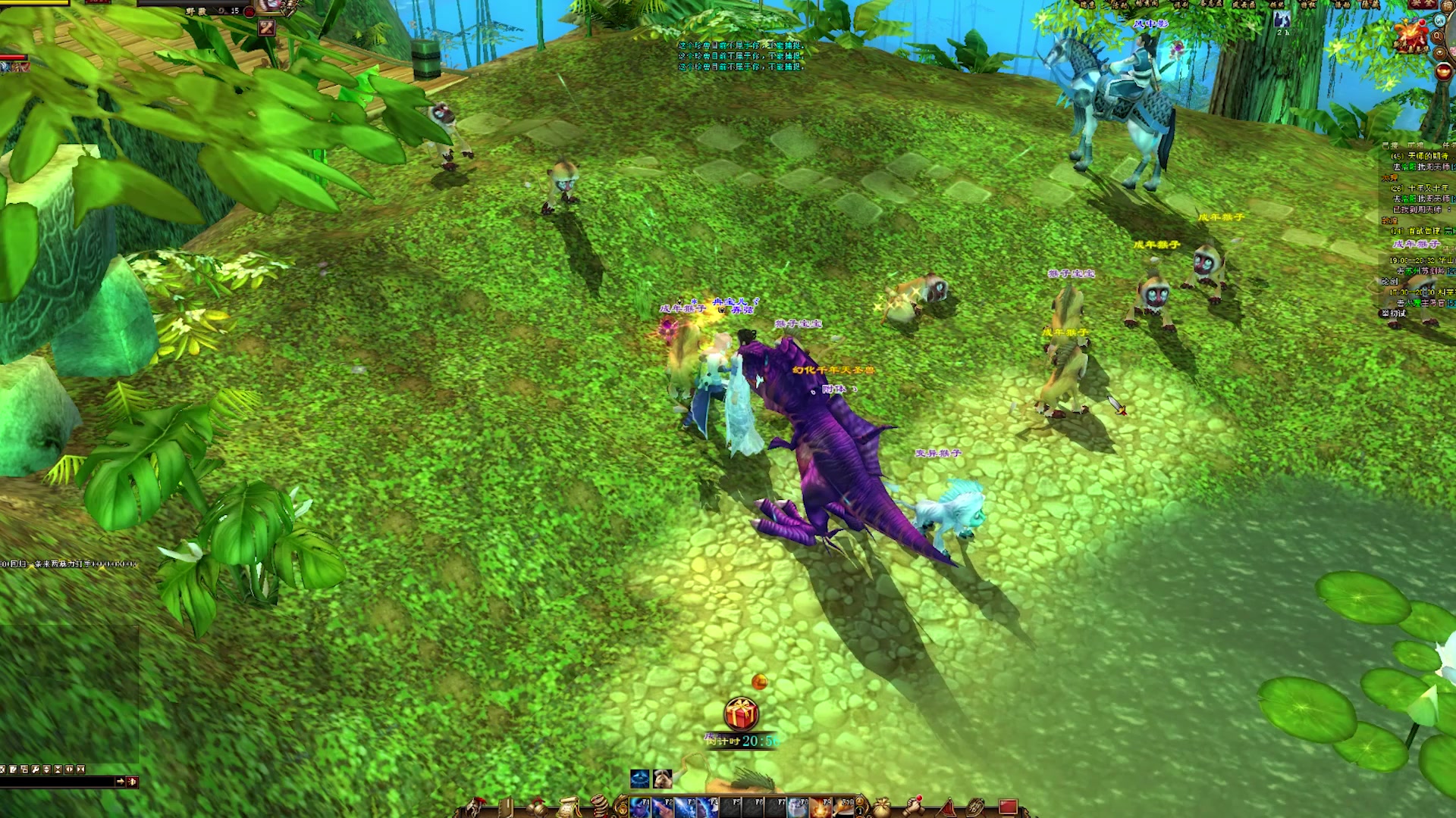 天龙八部:玄武岛同一时间打出两只变异猴子?