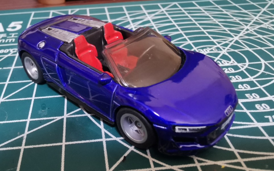 1:64风火轮奥迪r8 手涂细化_哔哩哔哩_bilibili