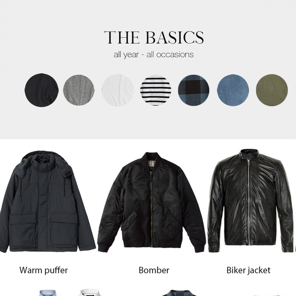 The perfect basic men's wardrobe  Effortless & lasting style 