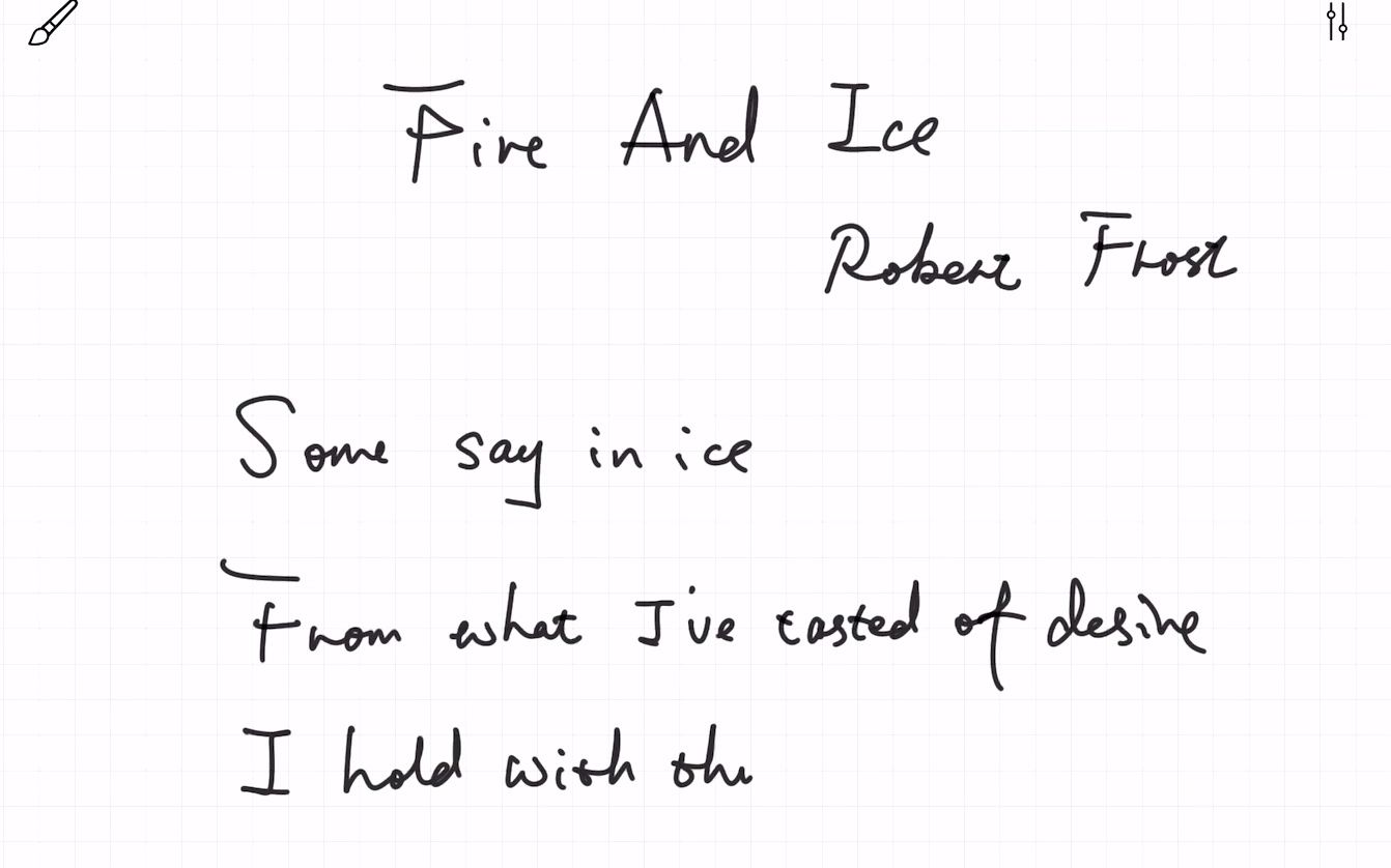 《火与冰》Robert Frost  Fire And Ice哔哩哔哩bilibili