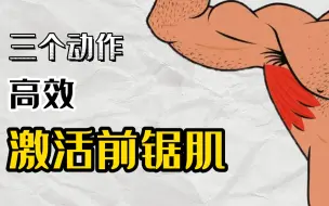 Download Video: 翼状肩？肩峰撞击？肩袖撕裂？3个动作，高效激活前锯肌