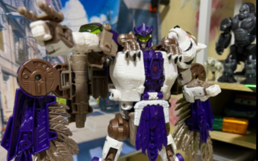 孩之宝传世联合系列之l级 bw虎鹰勇士