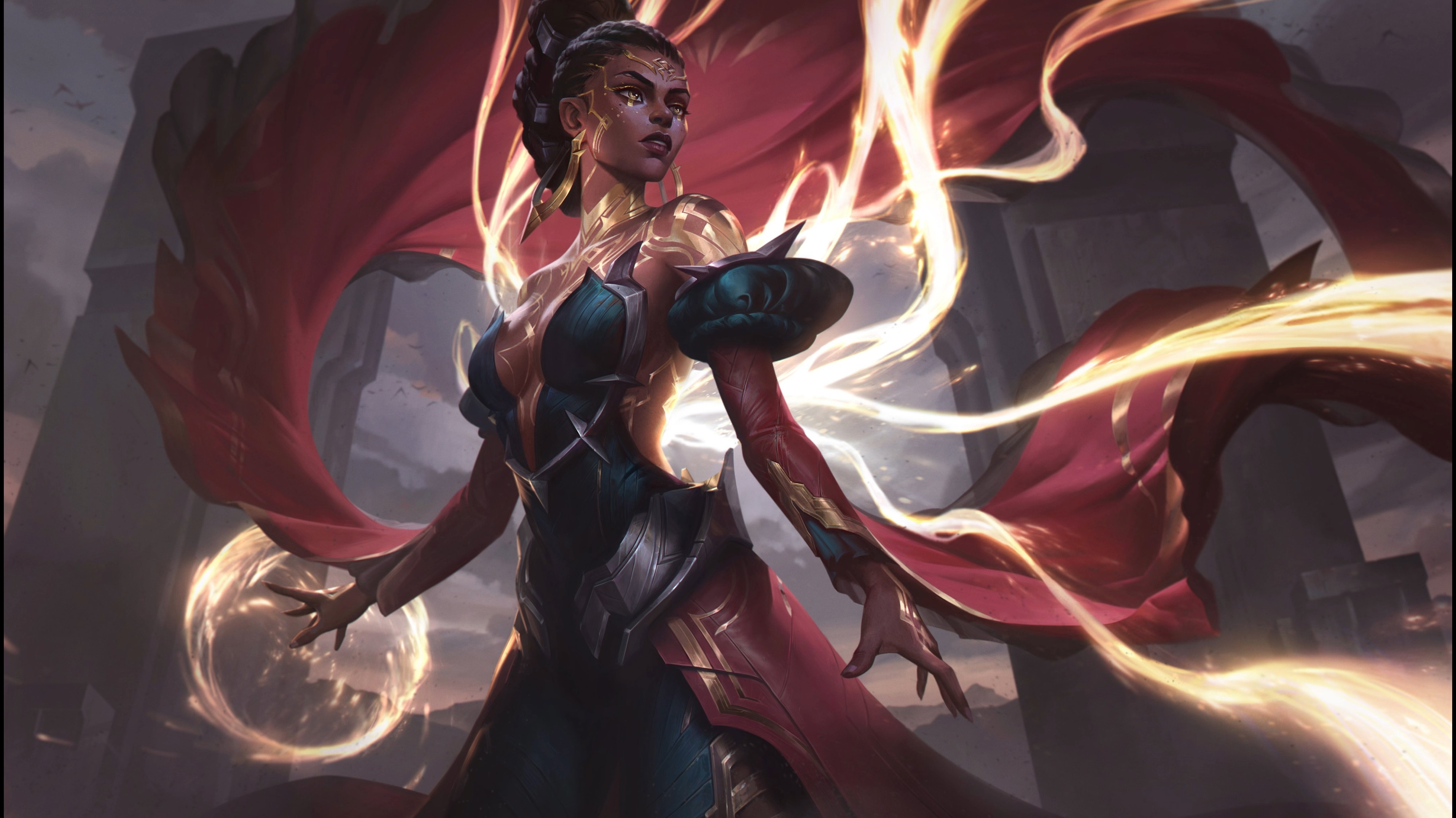 新英雄 梅尔 原画曝光!超模三体人法师即将登陆召唤师峡谷!