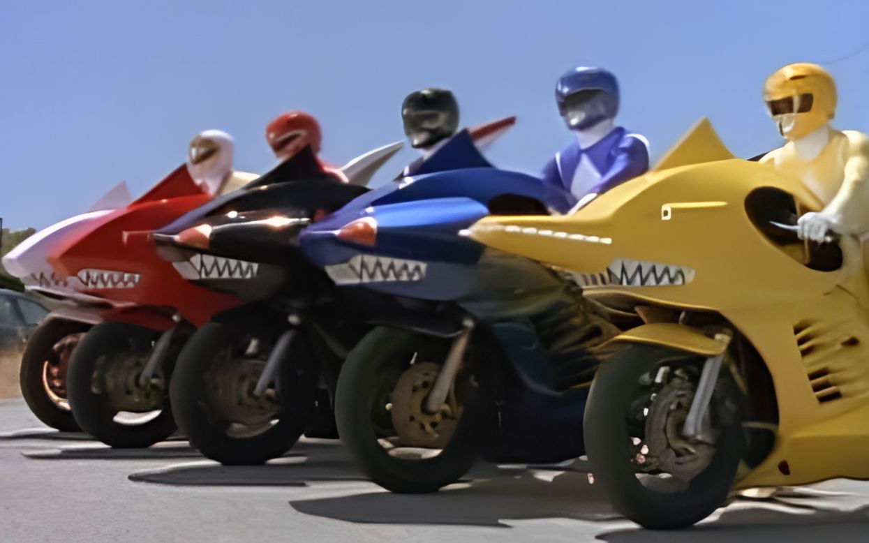 【童年回忆】美版战队s03忍者战队国语e21 鲨鱼摩托!