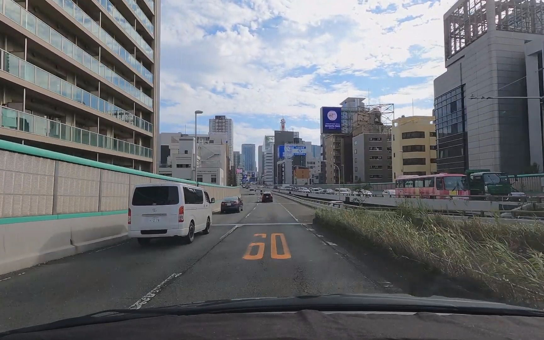 【超清日本】第一视角 新大阪駅 阪神高速道路 扇町ic-吹田ic(1080p