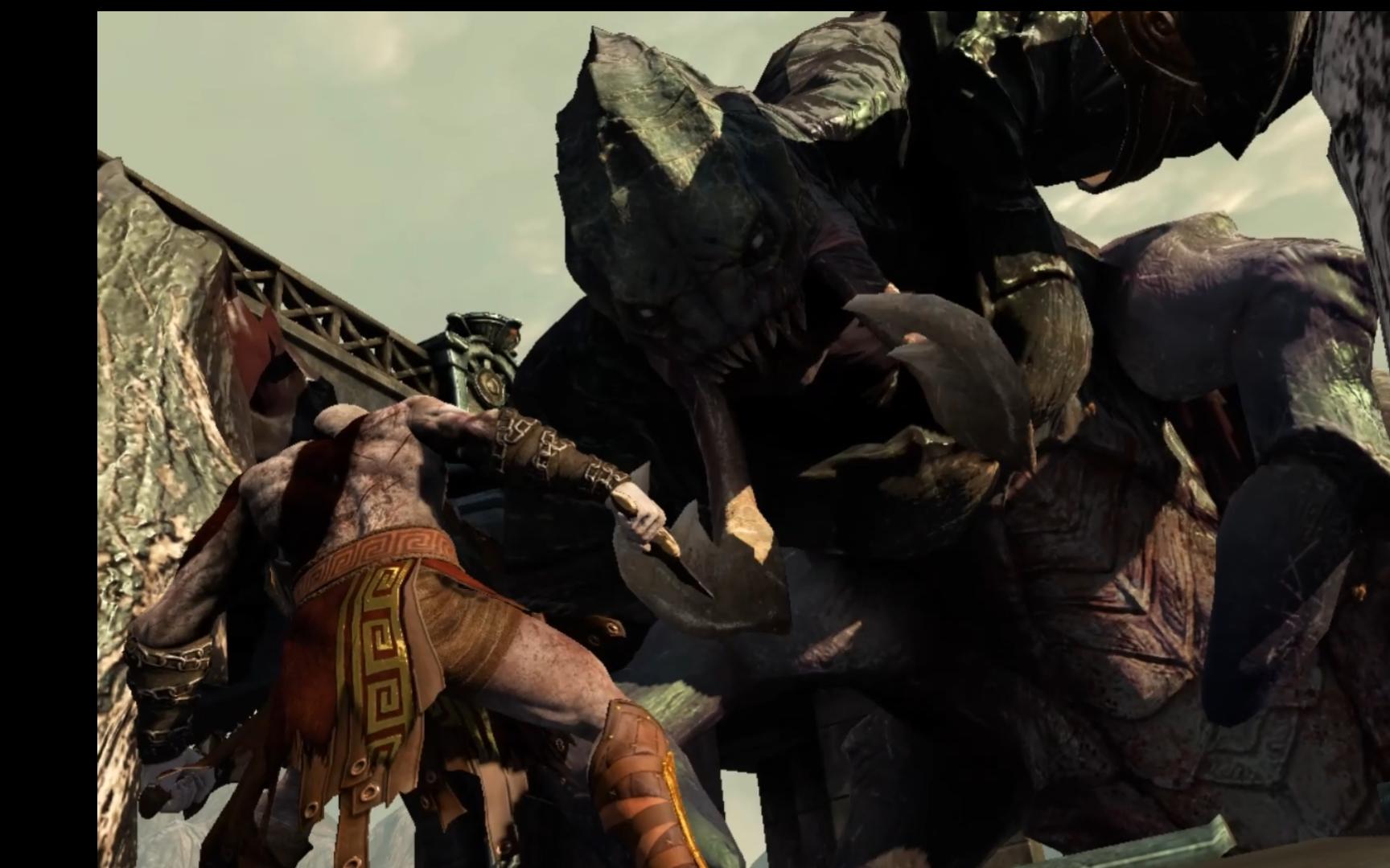 这画面 这场景 这boss 这音乐 就俩字震撼 战神升天 ps3游戏