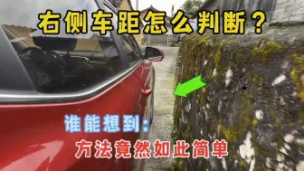 Download Video: 右侧车距如何判断？5种方法简单易学，现在知道也不晚