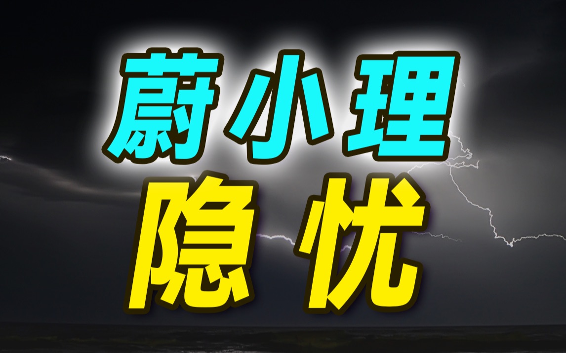 蔚来理想小鹏,二次危机来了?【大小马聊科技35】哔哩哔哩bilibili