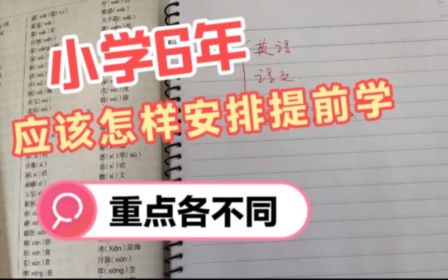 [图]一年级娃，其实就可以安排提前学了，各年级不同的学习重点，错过就得亡羊补牢