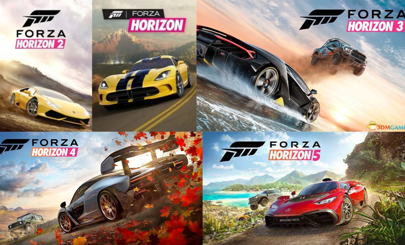 地平线5五大官方复刻开场合集