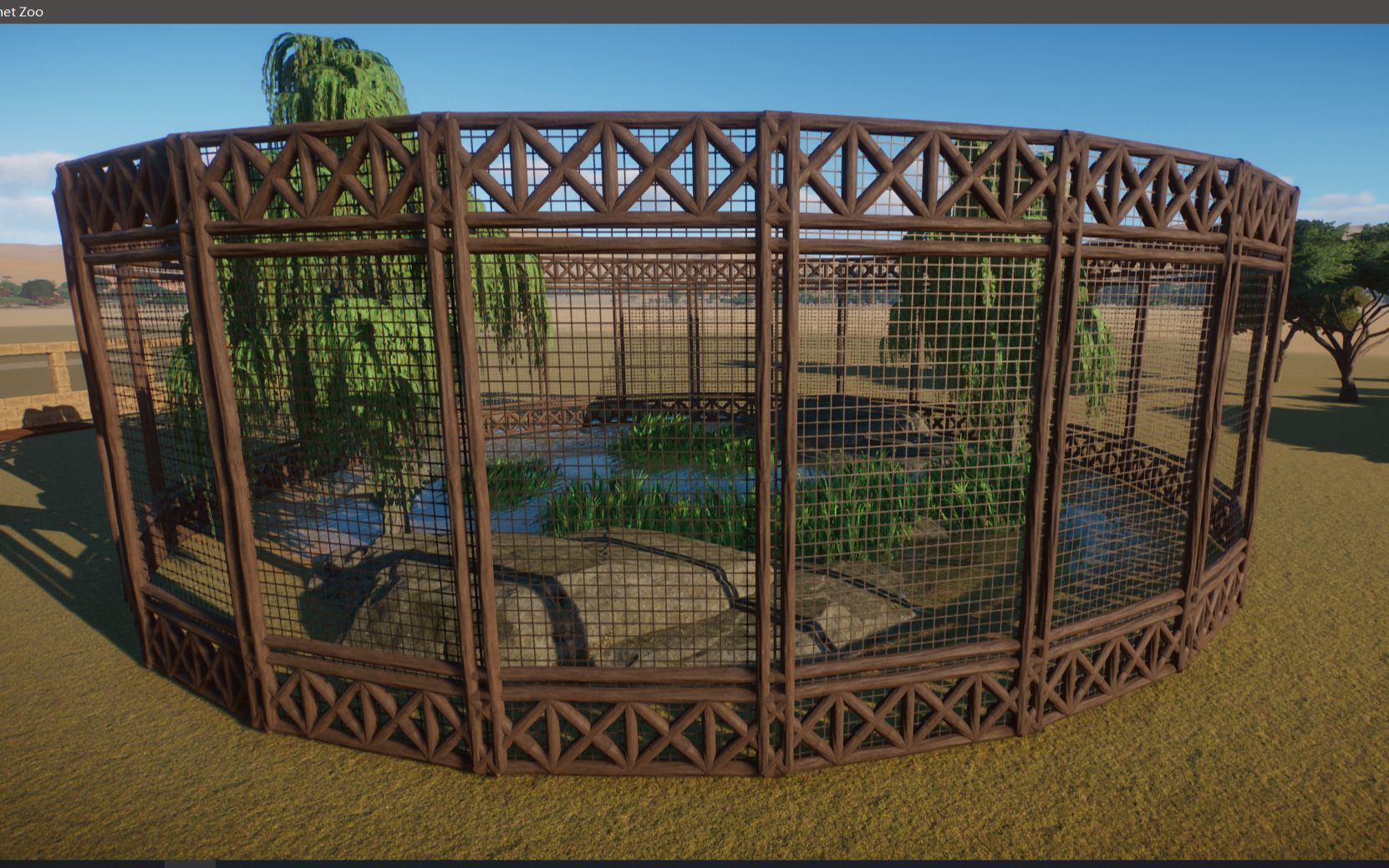 动物园之星-自制围栏及圆形围栏教程(字幕教程)