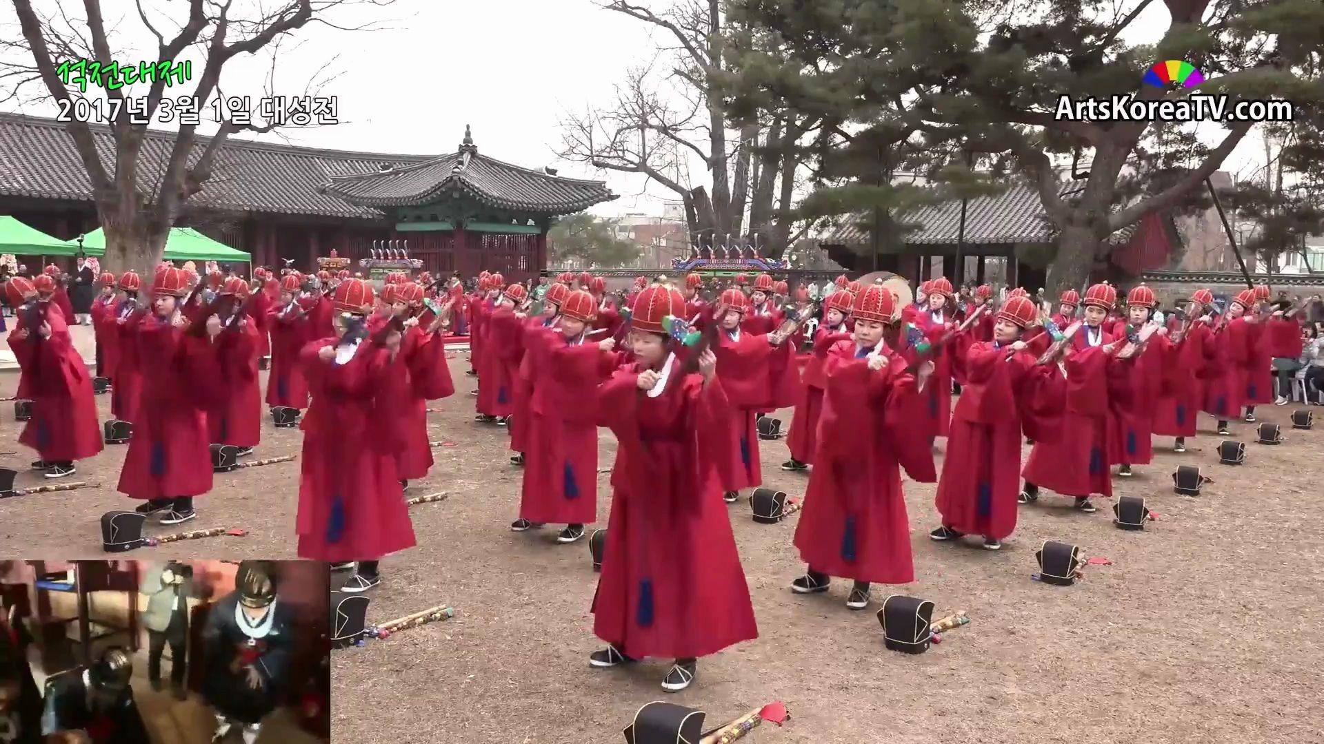 [图]韩国文庙祭礼乐武舞（带说明）