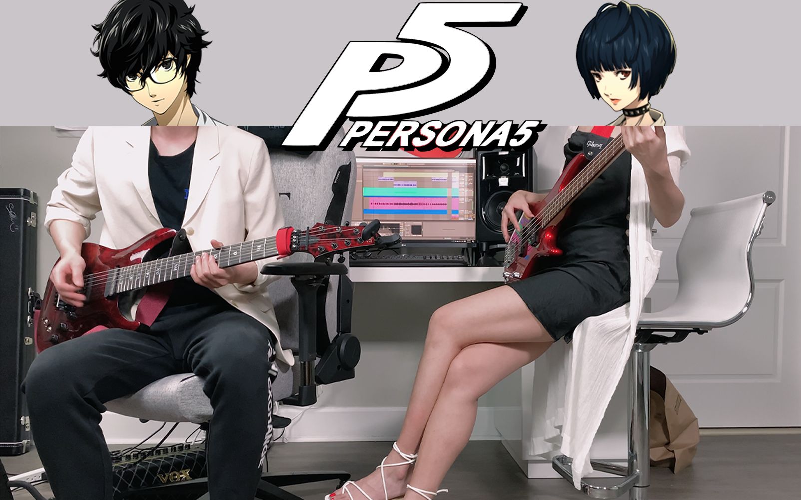 【情侣乐队/女神异闻录5】全p5最美 武见妙主题曲butterfly kiss