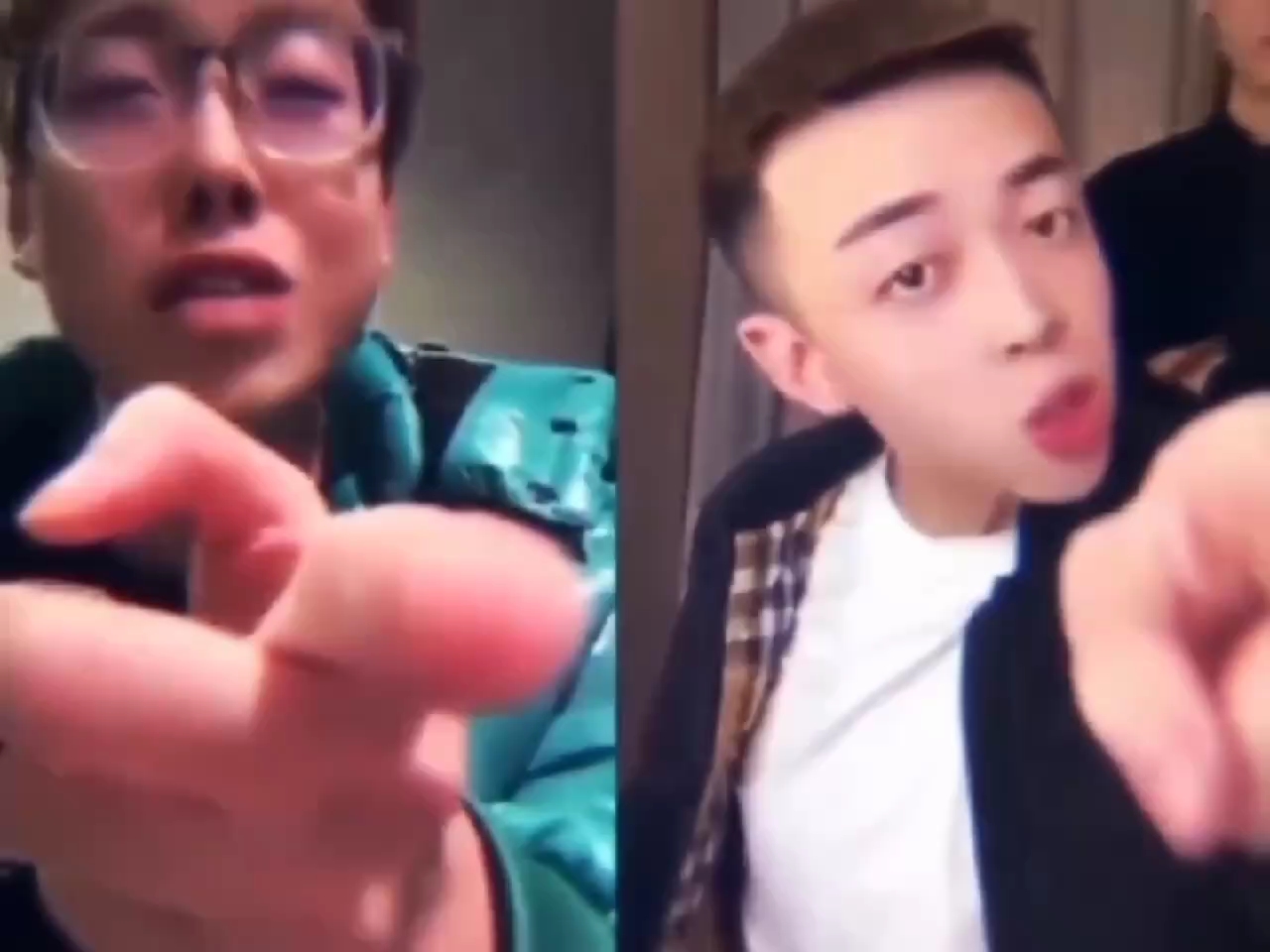 小手一指,rap开始