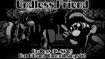 Скачать видео: Endless Friend / Endless (D-Side) but GB and Turmoil sings it! (FNF Cover)