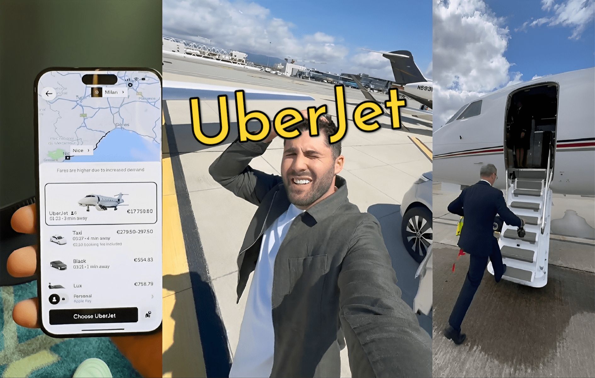 Uber不仅能叫车,竟然还能叫飞机 ✈️ 一起来体验一下 UberJet 吧!哔哩哔哩bilibili